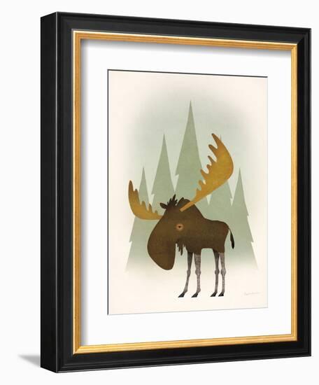 Forest Moose-Ryan Fowler-Framed Art Print