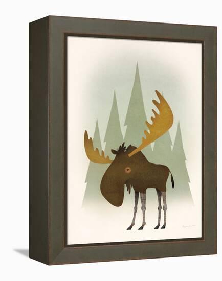 Forest Moose-Ryan Fowler-Framed Stretched Canvas