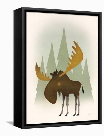 Forest Moose-Ryan Fowler-Framed Stretched Canvas