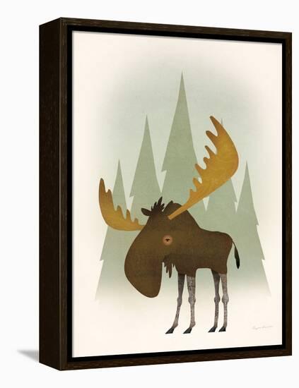 Forest Moose-Ryan Fowler-Framed Stretched Canvas