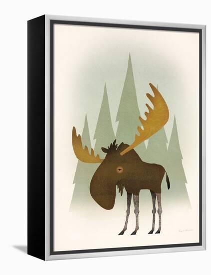 Forest Moose-Ryan Fowler-Framed Stretched Canvas