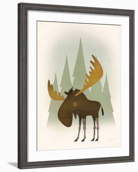 Forest Moose-Ryan Fowler-Framed Art Print