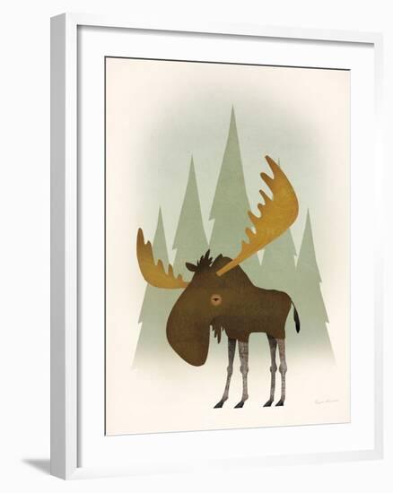 Forest Moose-Ryan Fowler-Framed Art Print