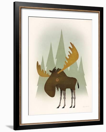 Forest Moose-Ryan Fowler-Framed Art Print