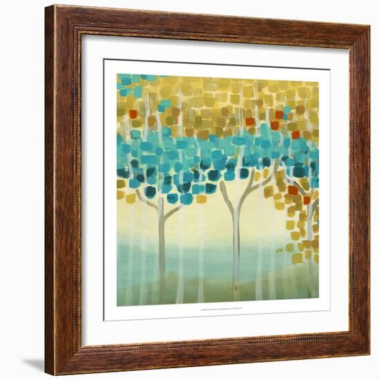 Forest Mosaic II-Erica J. Vess-Framed Art Print