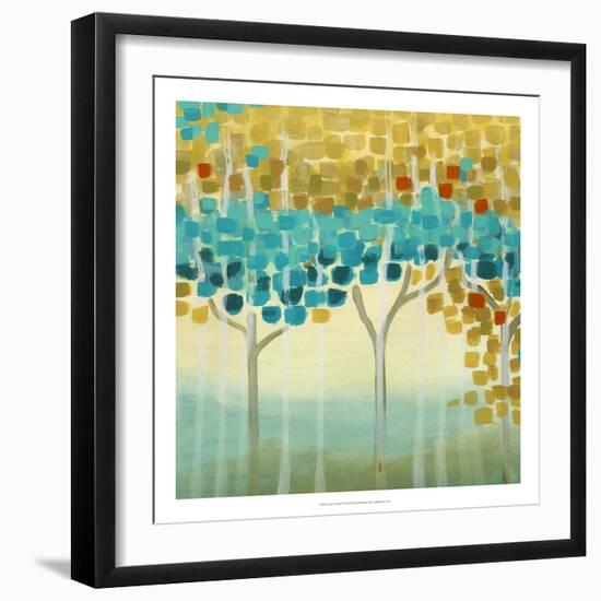 Forest Mosaic II-Erica J. Vess-Framed Art Print