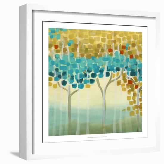 Forest Mosaic II-Erica J. Vess-Framed Art Print