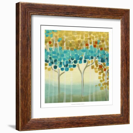 Forest Mosaic II-Erica J. Vess-Framed Art Print