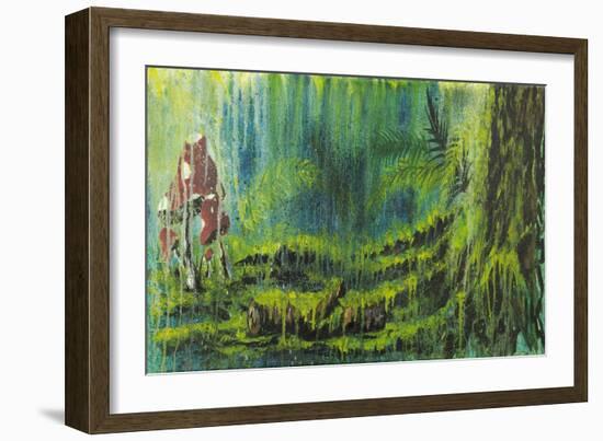 Forest Mushrooms-Michelle Faber-Framed Giclee Print