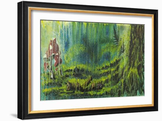 Forest Mushrooms-Michelle Faber-Framed Giclee Print