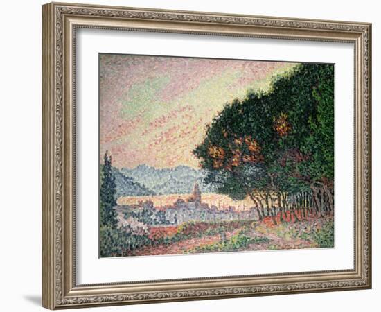 Forest Near St. Tropez, 1902-Paul Signac-Framed Giclee Print