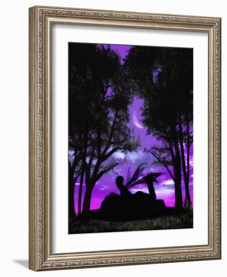 Forest Nymph-Julie Fain-Framed Art Print