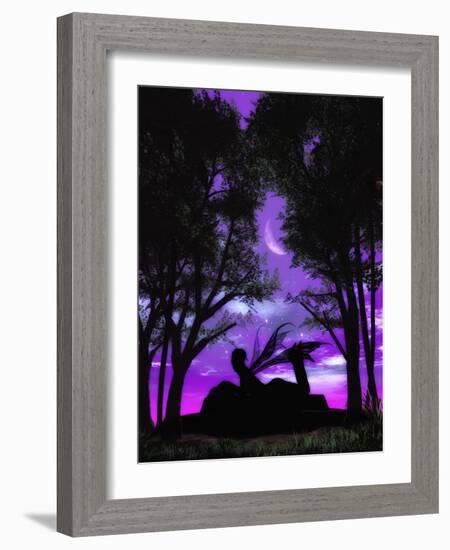 Forest Nymph-Julie Fain-Framed Art Print