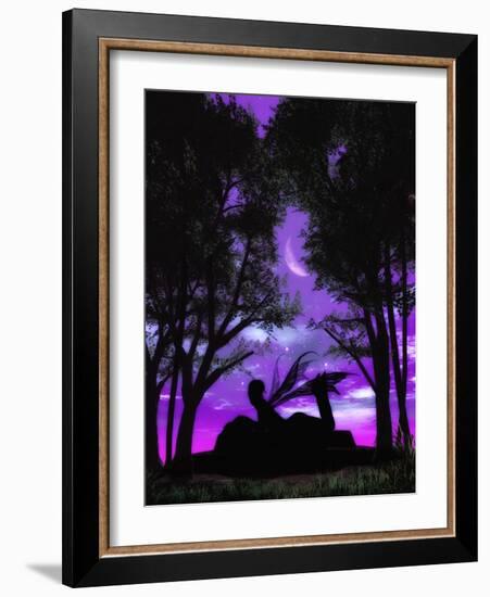 Forest Nymph-Julie Fain-Framed Art Print