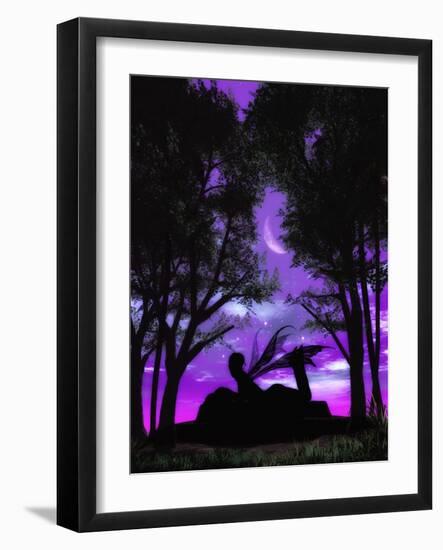 Forest Nymph-Julie Fain-Framed Art Print