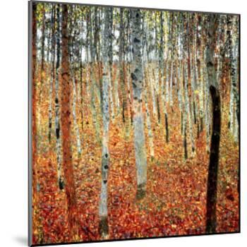 Forest of Beech Trees, c.1903-Gustav Klimt-Mounted Art Print