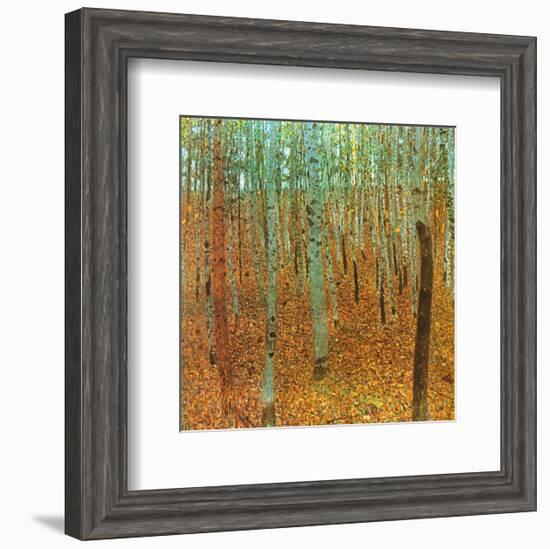 Forest of Beeches-Gustav Klimt-Framed Art Print