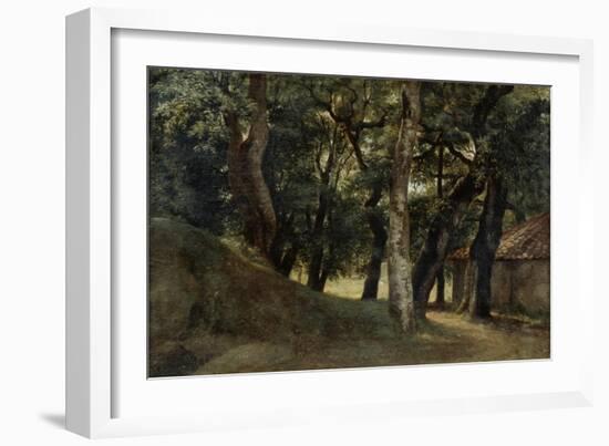 Forest of the Villa Borghese, Late 18Th/Early 19th Century-Pierre Henri de Valenciennes-Framed Giclee Print