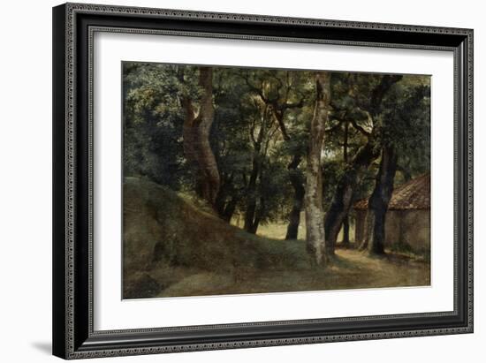 Forest of the Villa Borghese, Late 18Th/Early 19th Century-Pierre Henri de Valenciennes-Framed Giclee Print