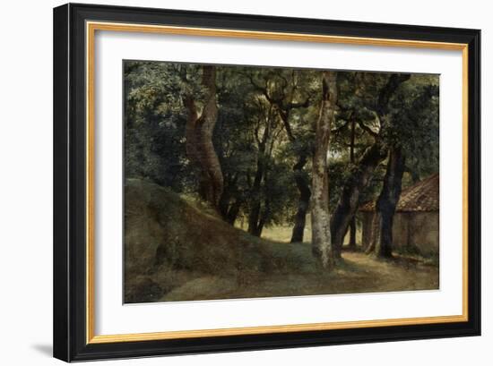 Forest of the Villa Borghese, Late 18Th/Early 19th Century-Pierre Henri de Valenciennes-Framed Giclee Print