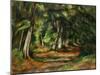 Forest Path, circa 1892-Paul Cézanne-Mounted Giclee Print