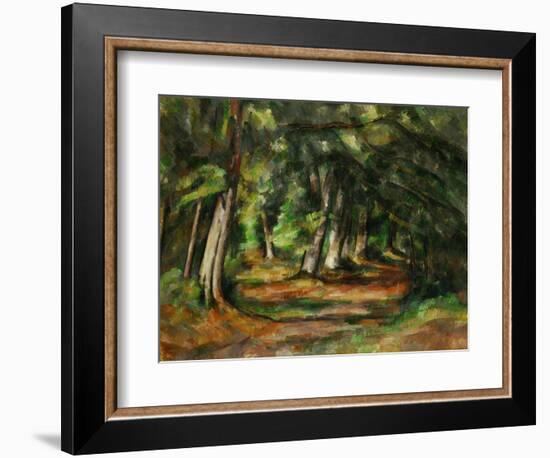 Forest Path, circa 1892-Paul Cézanne-Framed Giclee Print