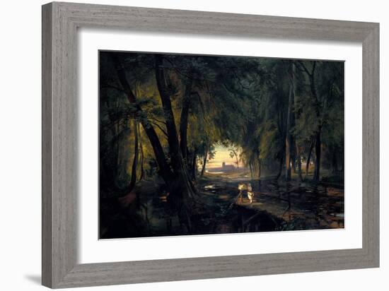 Forest Path Near Spandau, 1835-Carl Blechen-Framed Giclee Print