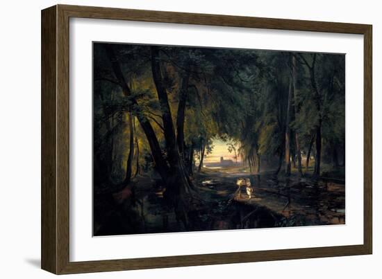 Forest Path Near Spandau, 1835-Carl Blechen-Framed Giclee Print