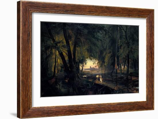 Forest Path Near Spandau, 1835-Carl Blechen-Framed Giclee Print