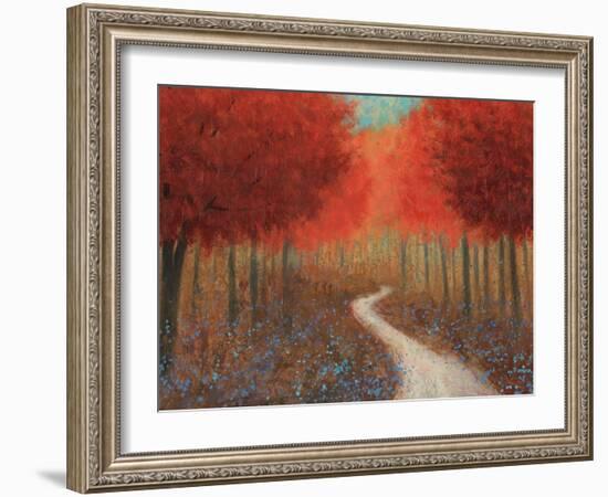 Forest Pathway Crop-James Wiens-Framed Art Print