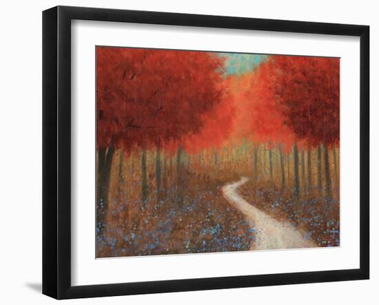 Forest Pathway Crop-James Wiens-Framed Art Print