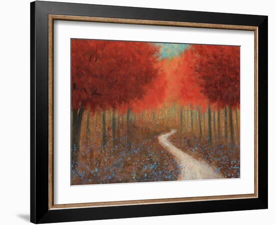 Forest Pathway Crop-James Wiens-Framed Art Print