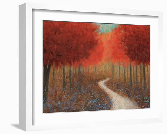 Forest Pathway Crop-James Wiens-Framed Art Print