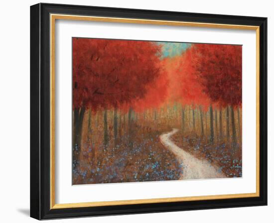 Forest Pathway Crop-James Wiens-Framed Art Print