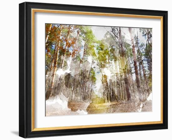 Forest Road I-Chamira Young-Framed Art Print