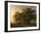 Forest Scene-Barend Cornelis Koekkoek-Framed Art Print