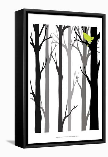 Forest Silhouette II-Erica J. Vess-Framed Stretched Canvas