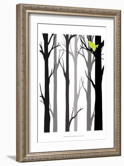 Forest Silhouette II-Erica J. Vess-Framed Art Print