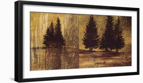 Forest Silhouettes II-Linda Thompson-Framed Giclee Print