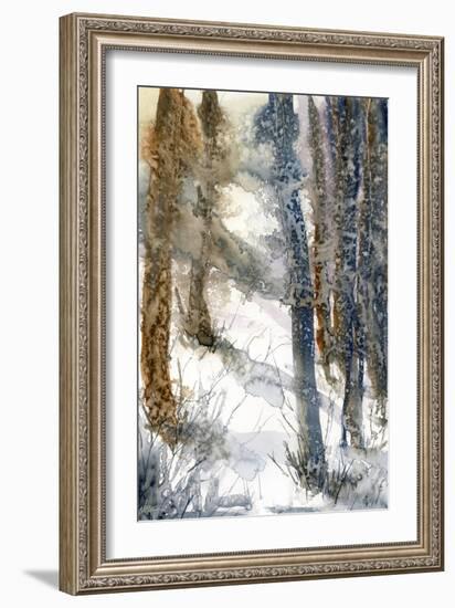 Forest Snow-null-Framed Giclee Print