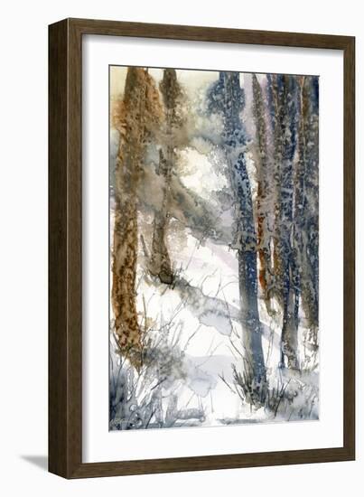 Forest Snow-null-Framed Giclee Print