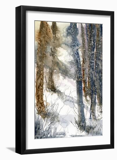 Forest Snow-null-Framed Giclee Print