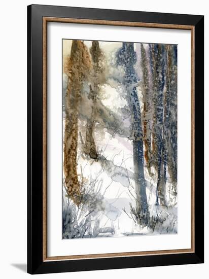Forest Snow-null-Framed Giclee Print
