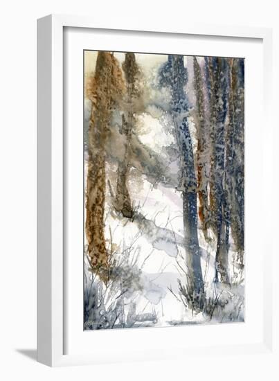 Forest Snow-null-Framed Giclee Print