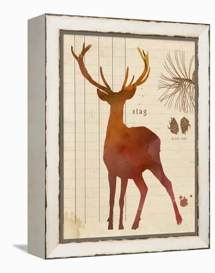 Forest Stag-Z Studio-Framed Stretched Canvas