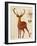 Forest Stag-Z Studio-Framed Art Print