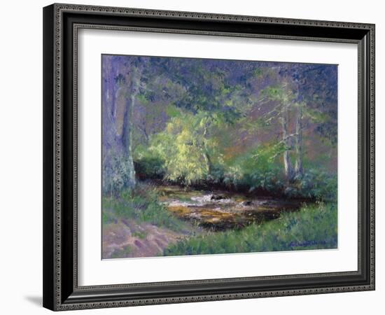 Forest Stream, 2002-Anthony Rule-Framed Giclee Print