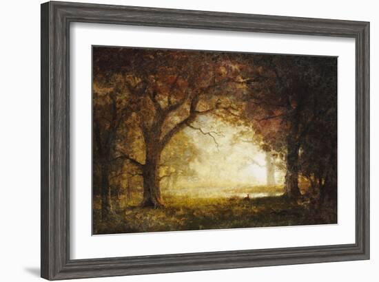 Forest Sunrise-Albert Bierstadt-Framed Giclee Print