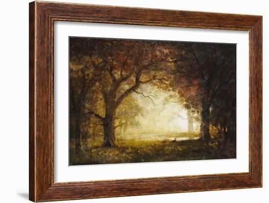 Forest Sunrise-Albert Bierstadt-Framed Giclee Print