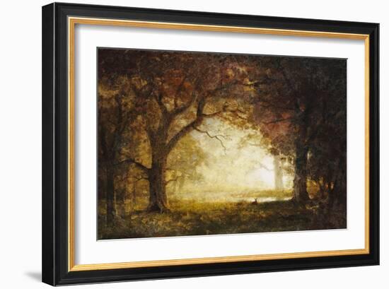 Forest Sunrise-Albert Bierstadt-Framed Giclee Print